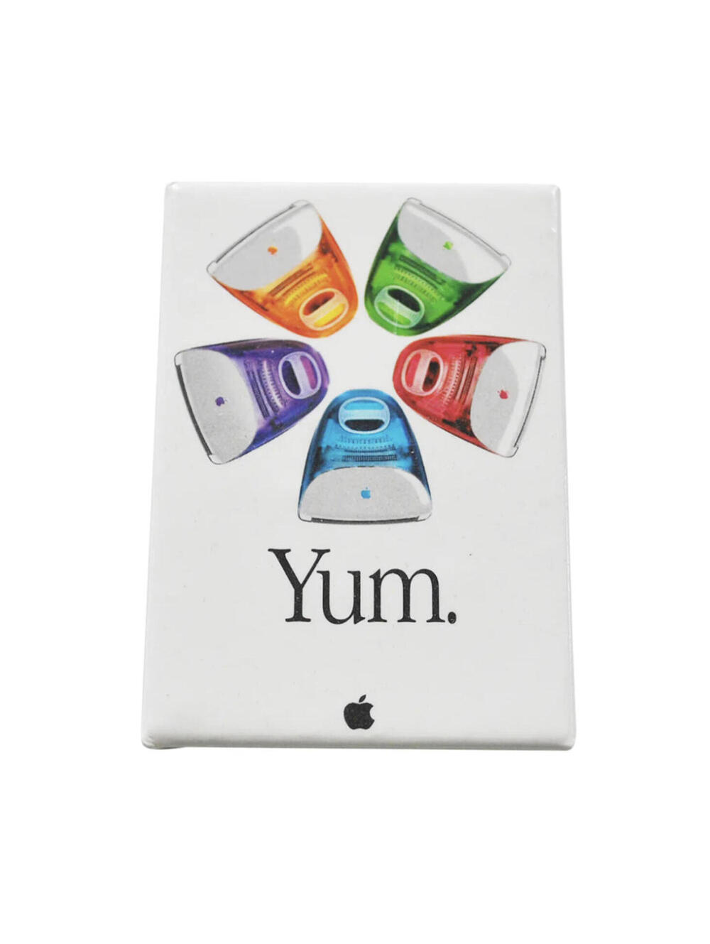 Vintage Apple Computers Y2K White Colored Computer Yum Pin